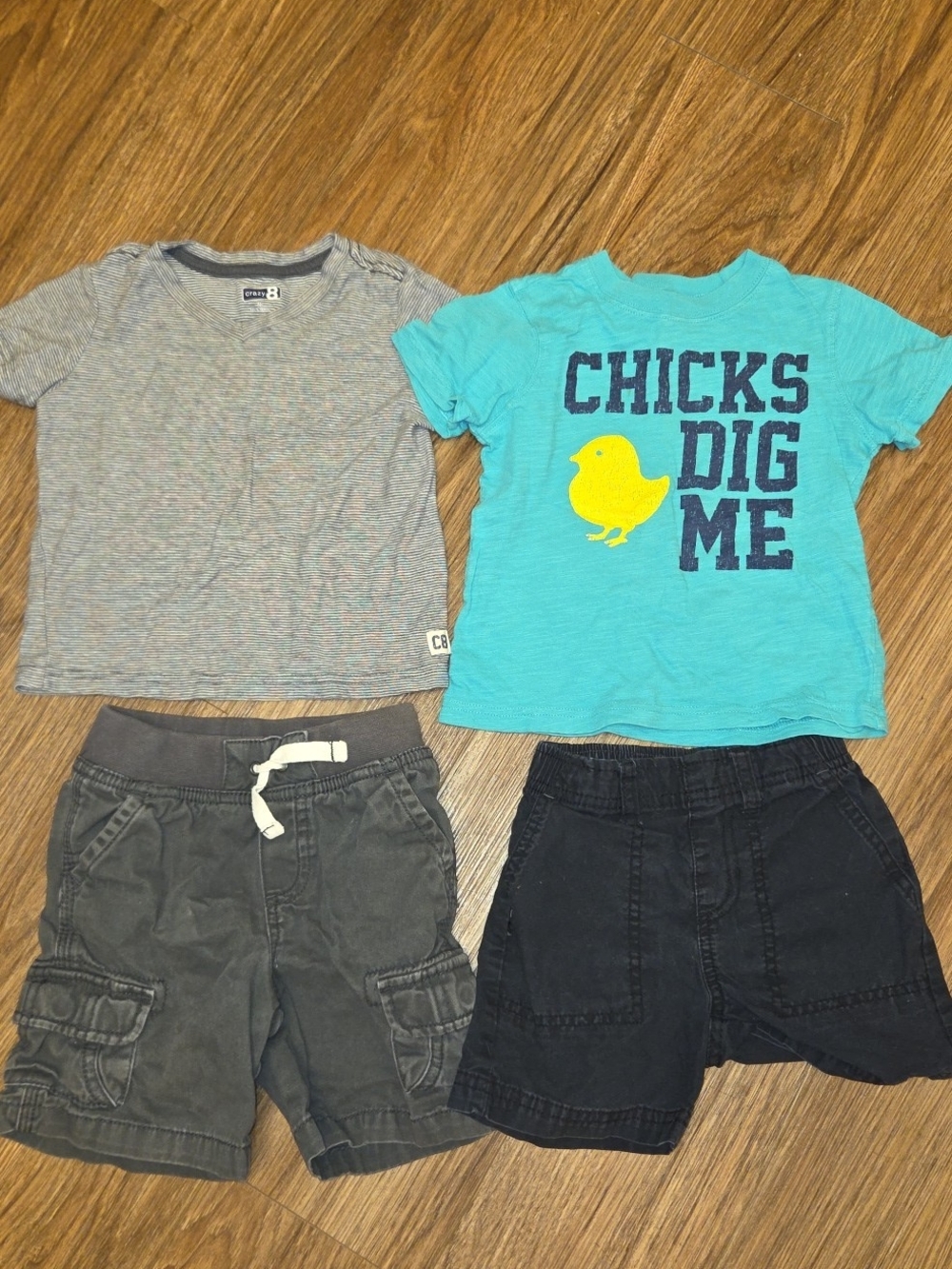 Baby Toddler boys 2T Summer Clothes Bundle Shorts & Tshirts